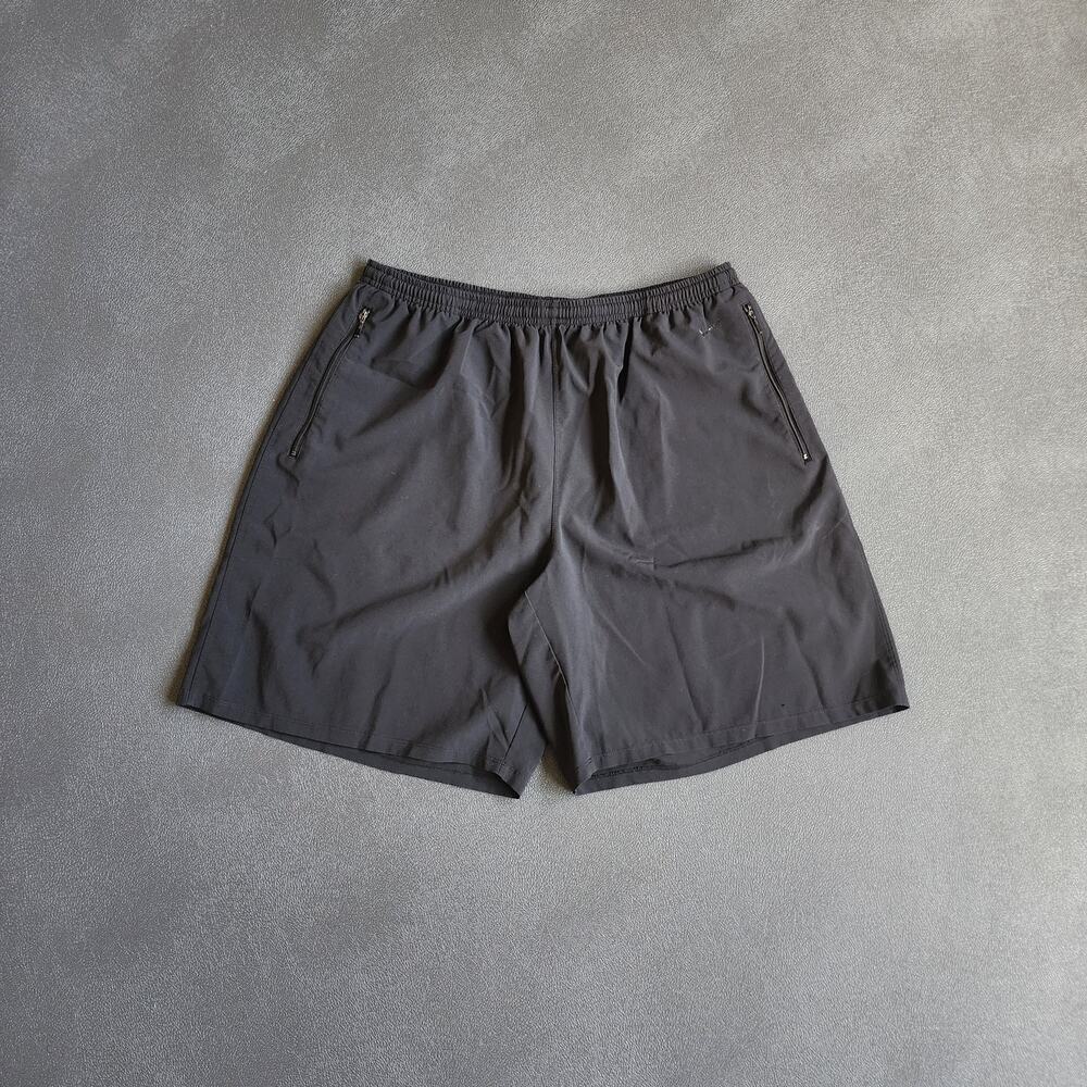 Vintage Y2K Nike Black Activewear Nylon Shorts XL